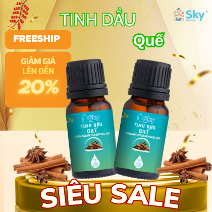 Tinh Dầu Quế Nguyên Chất 100%, Có Kiểm Định