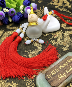 ( Vỏ) Lọ Hồ Lô Phong Thủy Dùng Để Chứa Tinh Dầu Có Nắp Gỗ Tự Khuếch Tán Tinh Dầu Dùng Để Treo Trên Xe Ô Tô